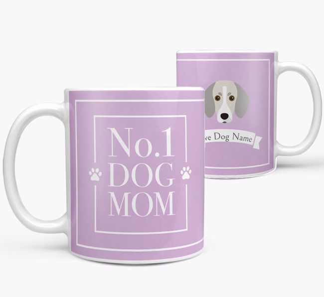 Personalised 'No.1 Mom' Mug from your {breedFullName}